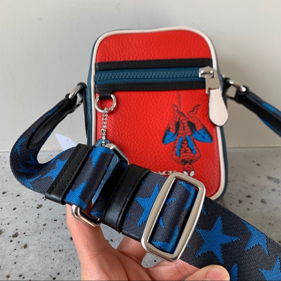 NWT Coach Marvel Terrain Crossbody With Spider-Man - Picture 3 of 9
